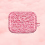 Pink Shag Rug AirPod Case