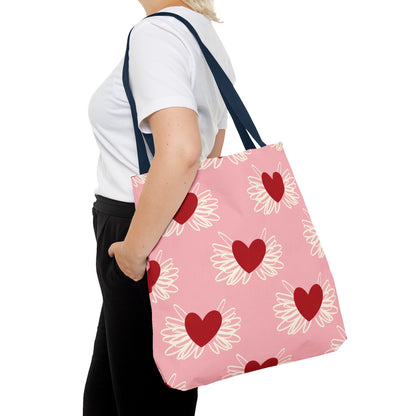 Valentine Hearts Tote Bag