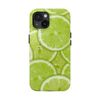 Green Citrus Lime Phone Case (Apple & Android) - Pink Sweetheart
