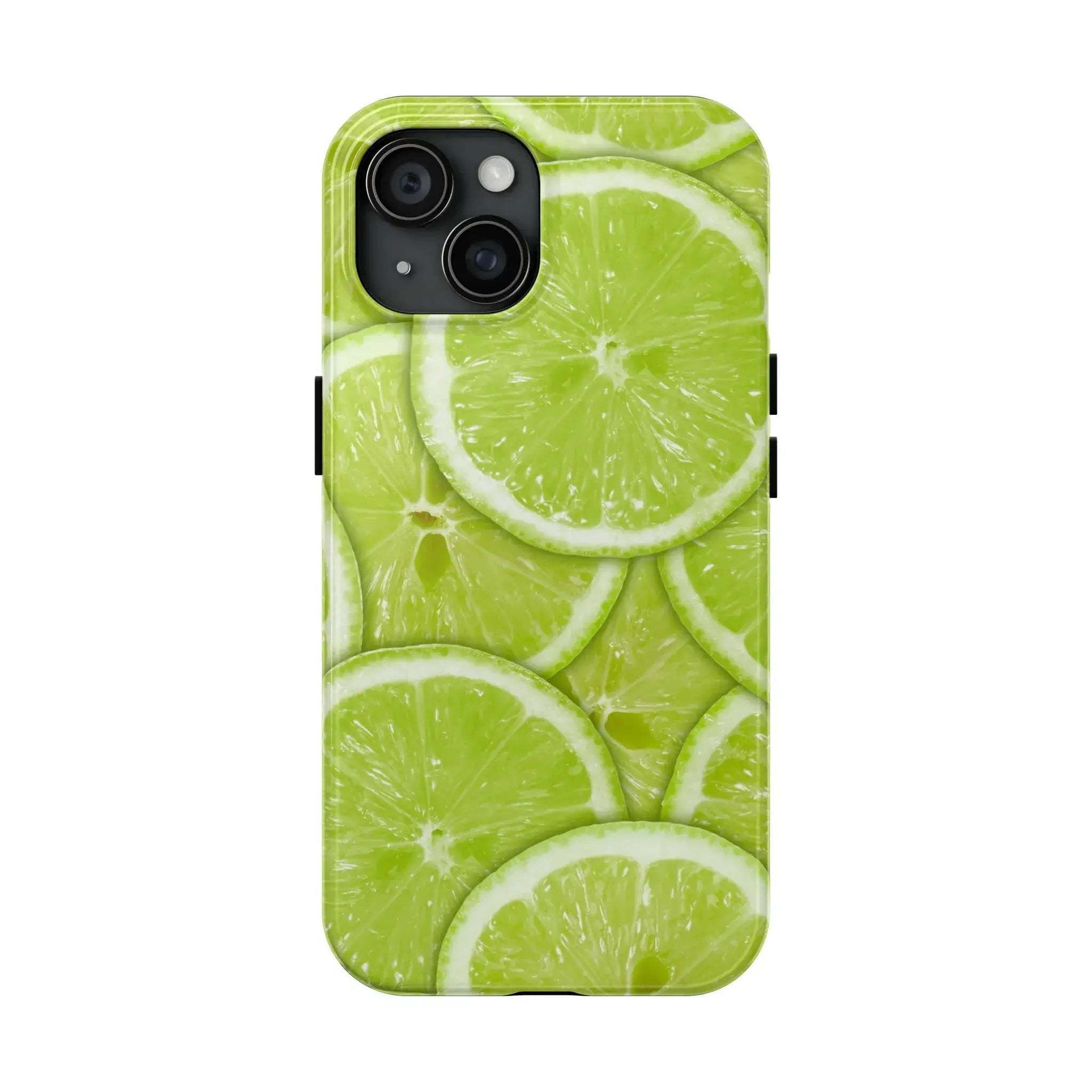 Green Citrus Lime Phone Case (Apple & Android) - Pink Sweetheart