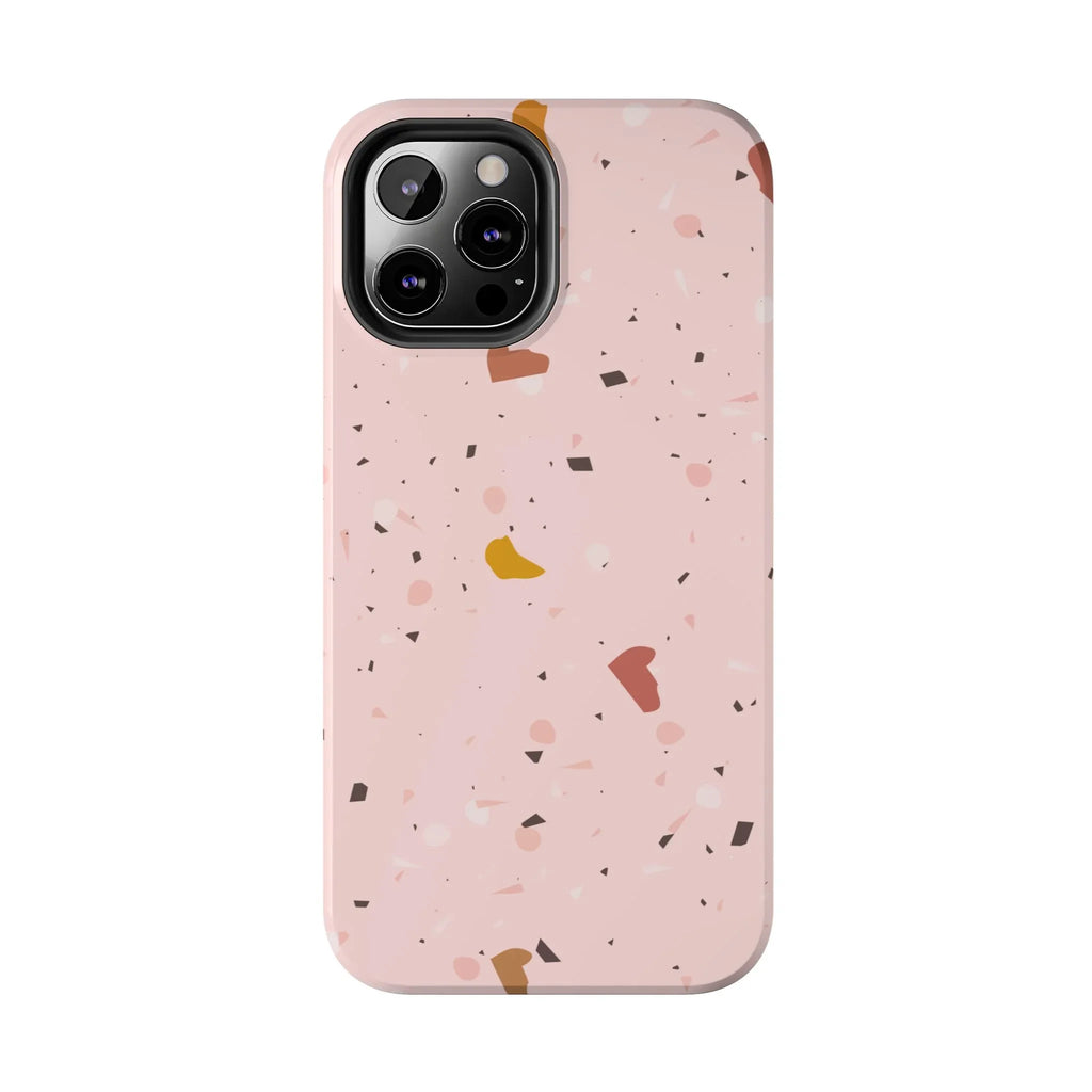 Pink Terrazzo Phone Case (Apple & Android) - Pink Sweetheart