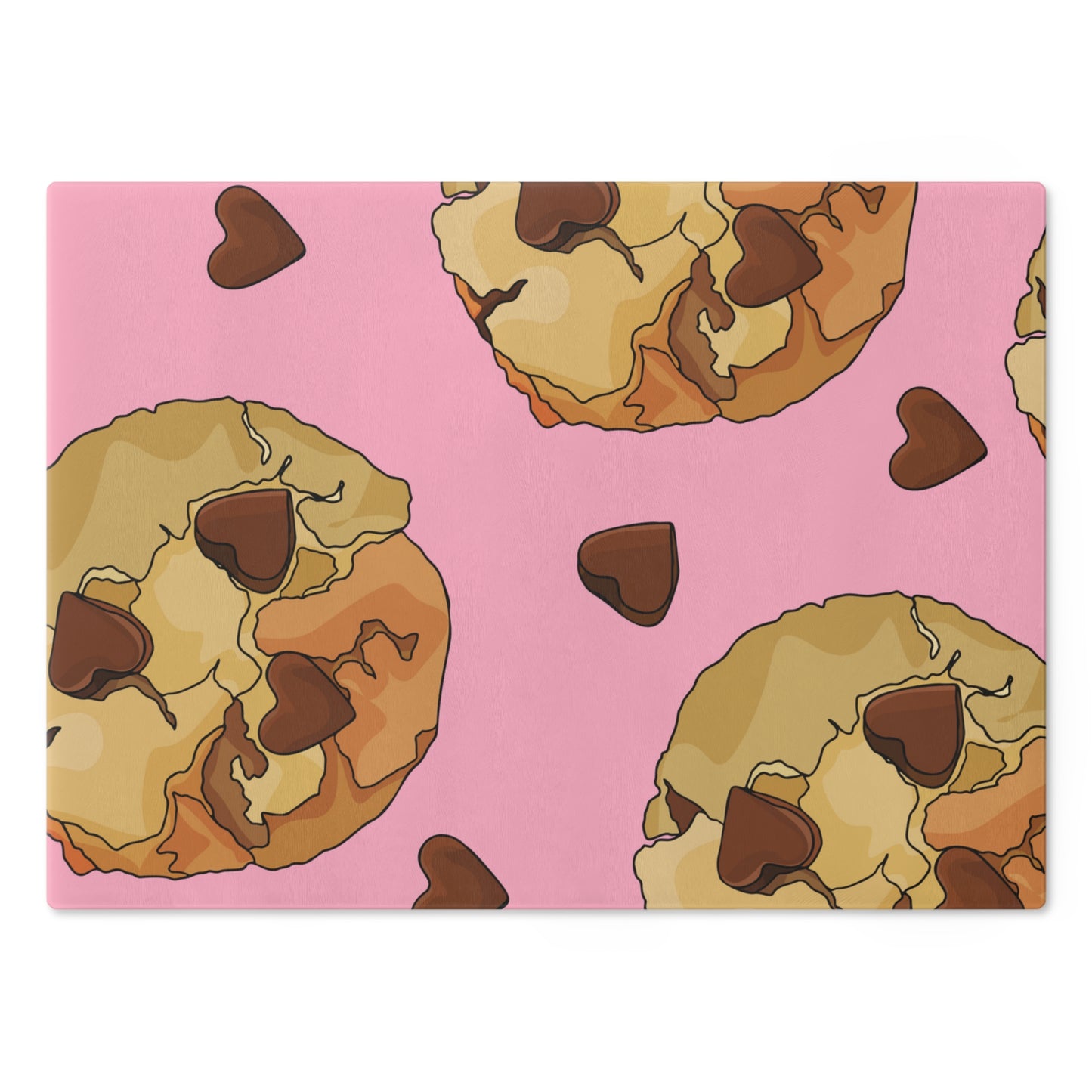 Chunky Chocolate Chip Glass Cutting Board