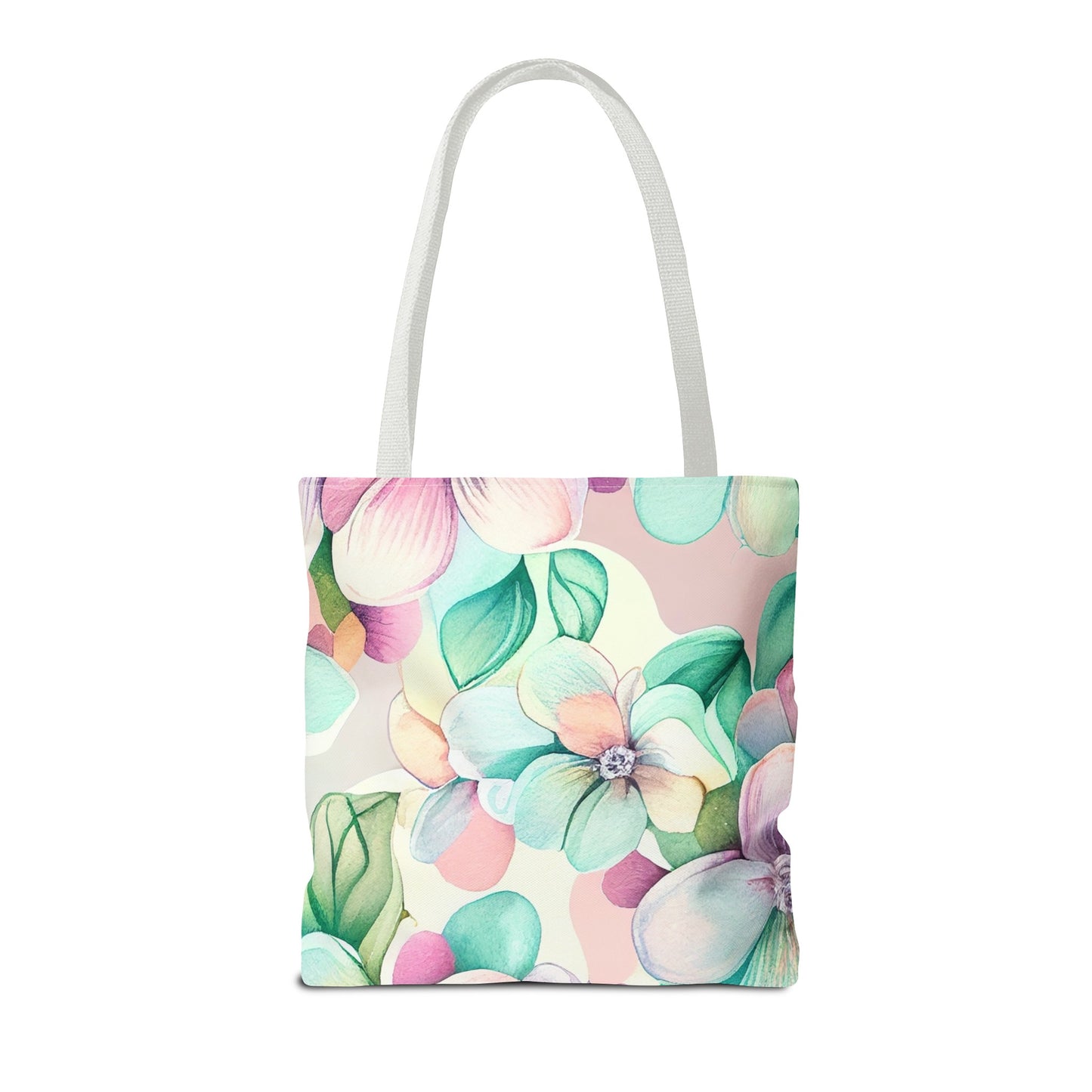 Lush Pastel Florals Tote Bag