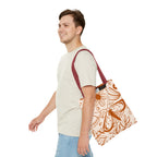 Autumn Butterfly Floral Tote Bag