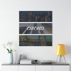 Chicago Skyline Acrylic Prints (Triptych)