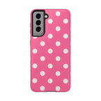 Pink Polka Dot Phone Case (Apple & Android)