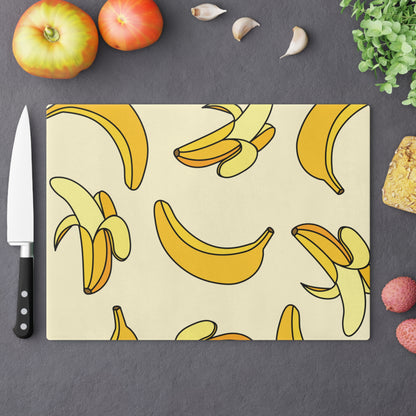 Banana Glass Cutting Board