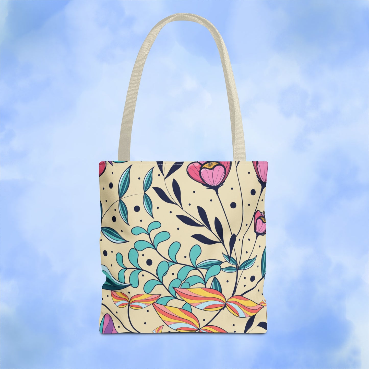 Florals in Spring Tote Bag