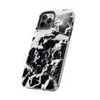 Black & White Shattered Phone Case (Apple & Android) - Pink Sweetheart