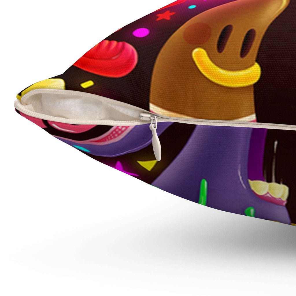 Graffiti Square Pillow