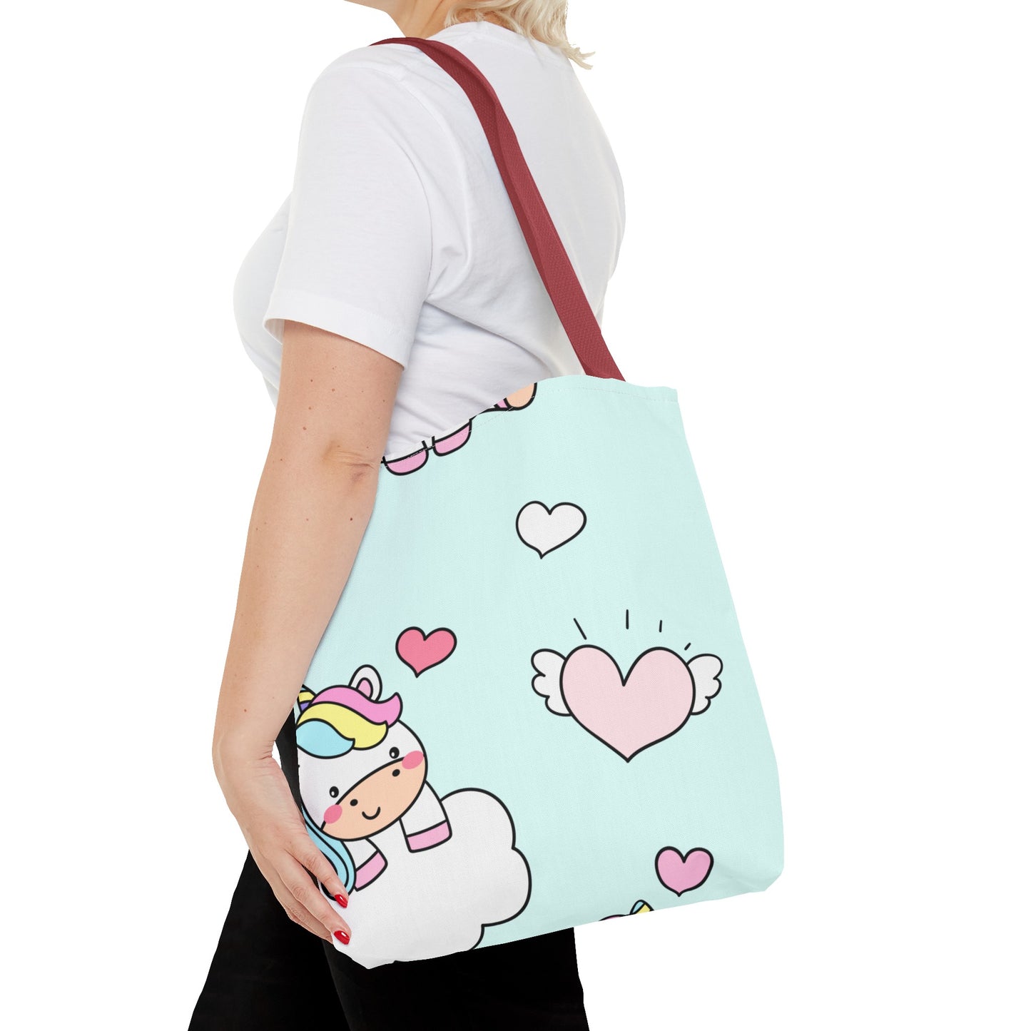 Cute Chibi Unicorn Tote Bag