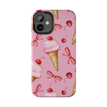 Cherry on Top Ice Cream Phone Case