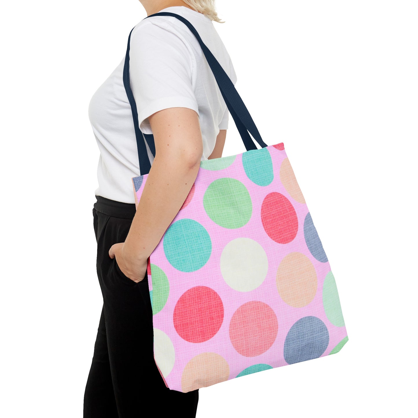 Sweet Candy Polka Dots Tote Bag