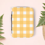 Yellow Sunshine Gingham Book Cover