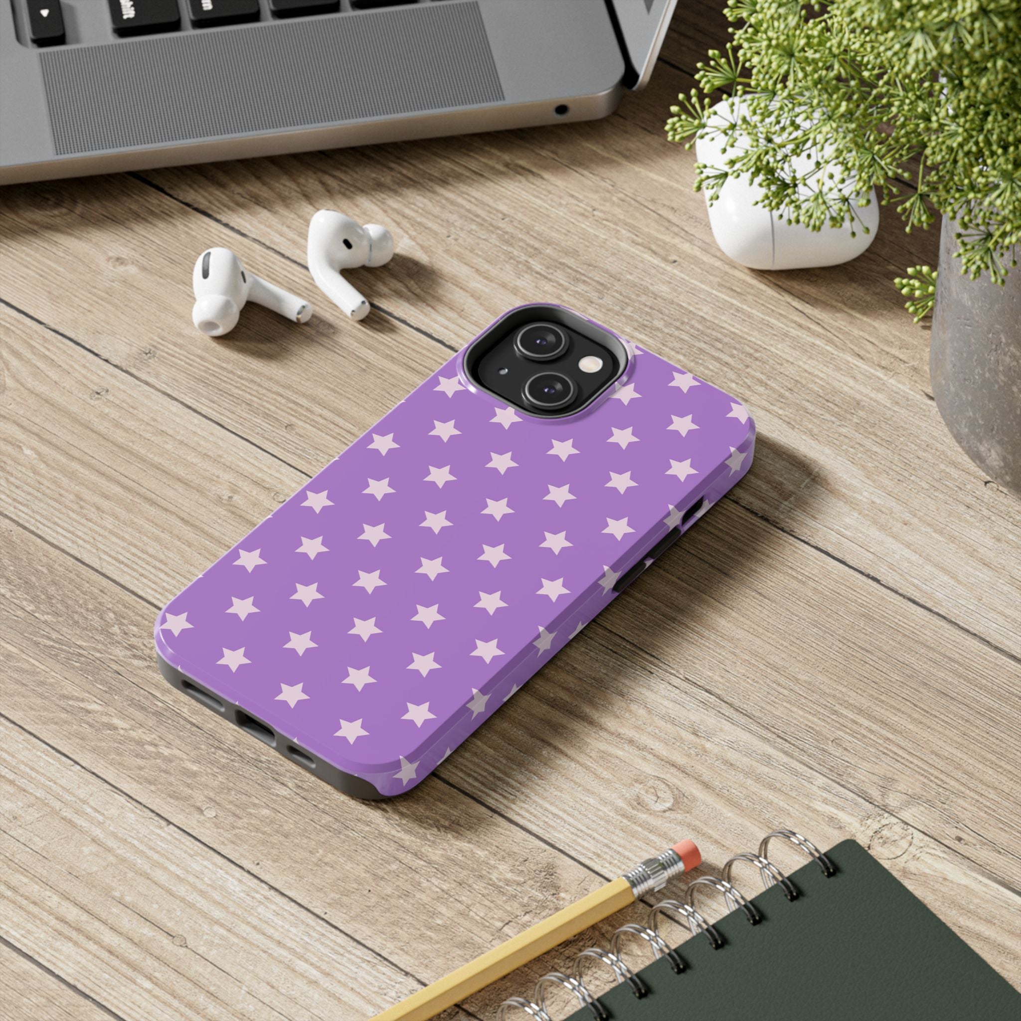 Purple Star Power Phone Case (Apple & Android)