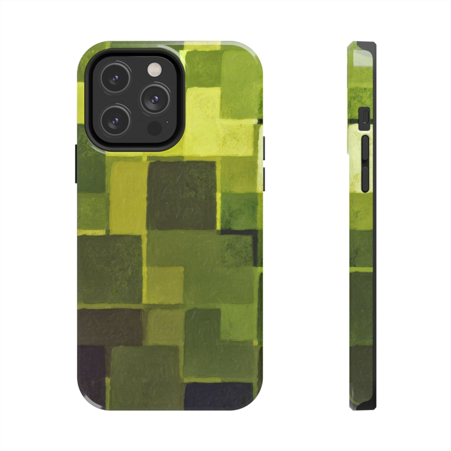 Chartreuse Patchwork Phone Case