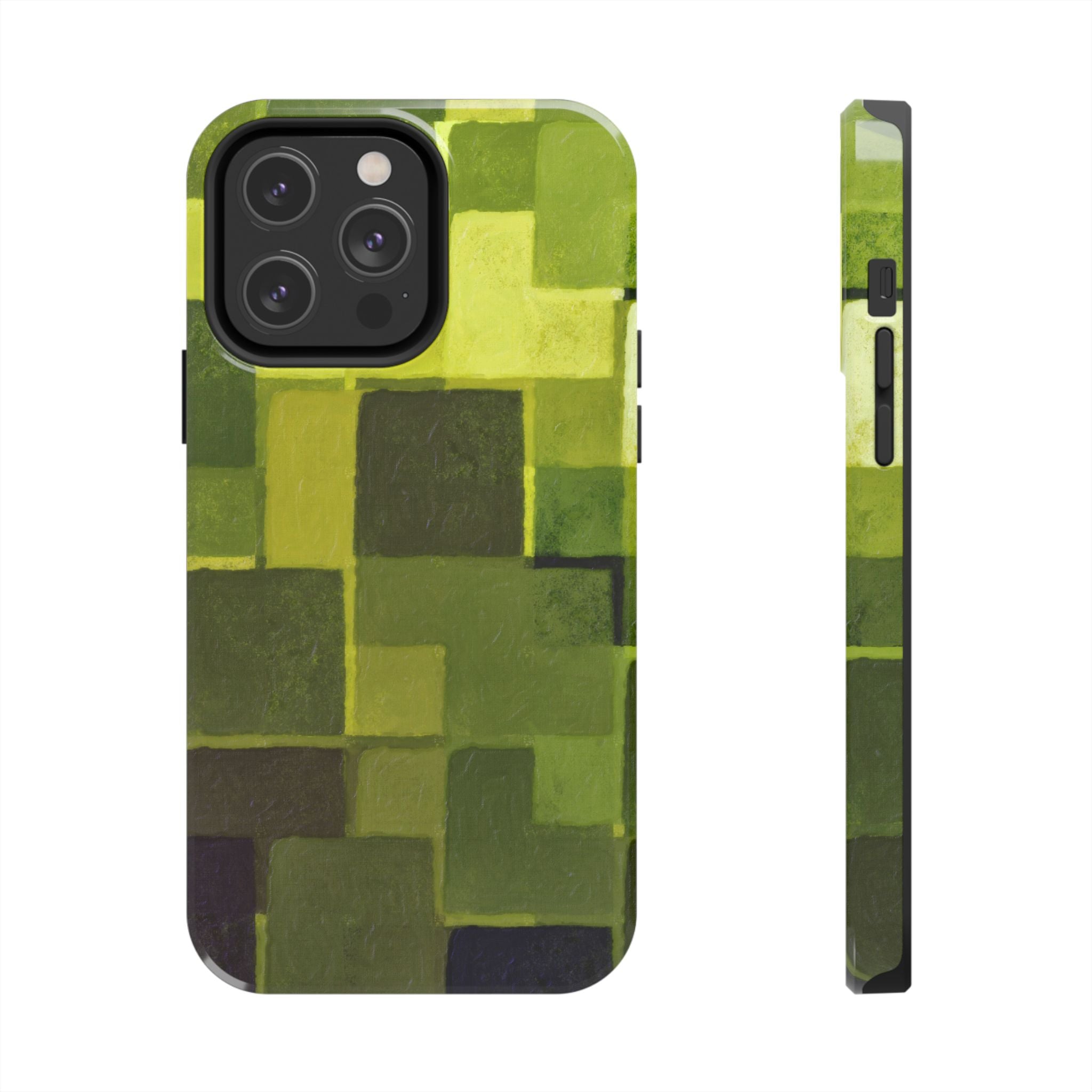 Chartreuse Patchwork Phone Case (Apple & Android)
