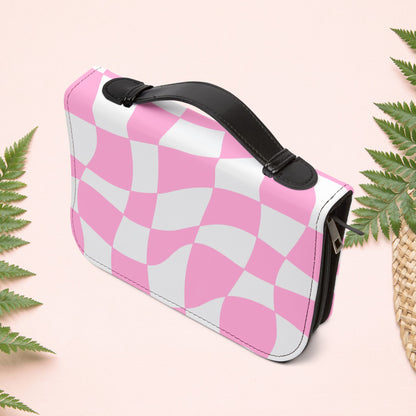 Groovy Pink Retro Book Cover