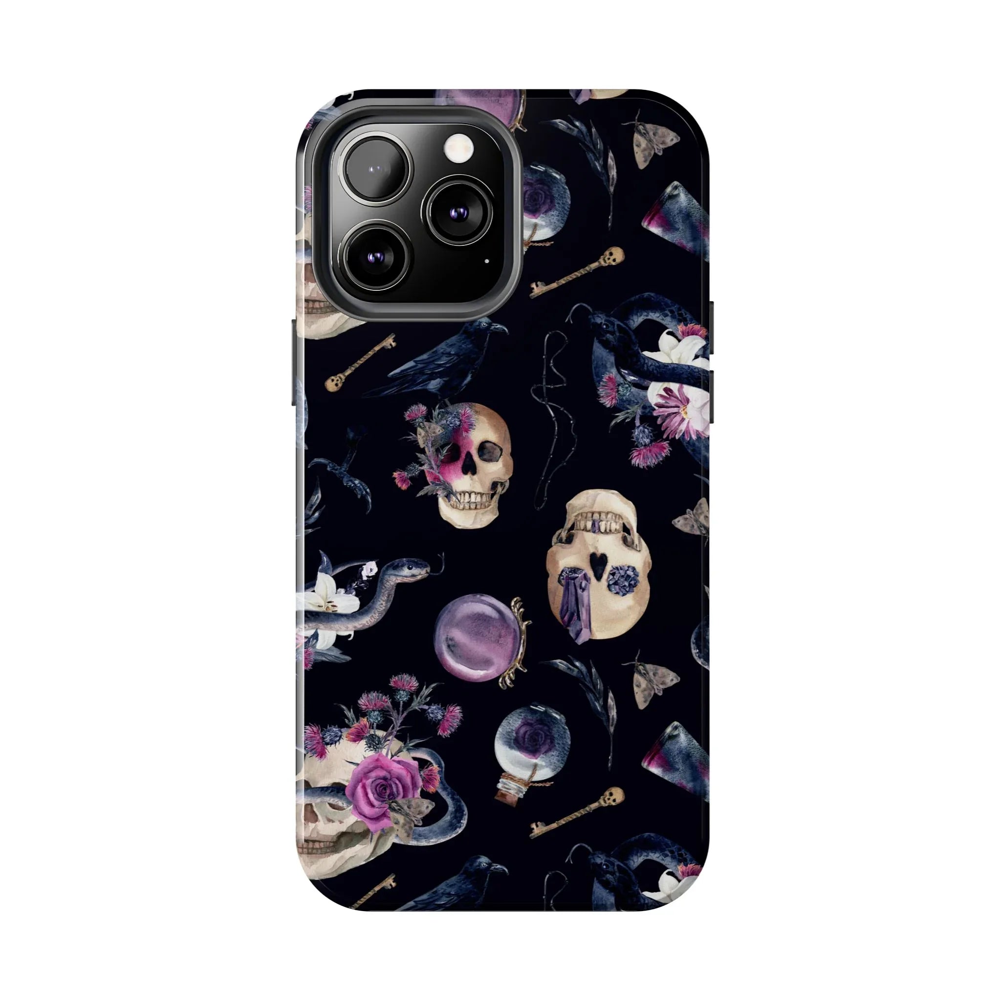 Gothic Witch Spells Phone Case (Apple & Android) - Pink Sweetheart