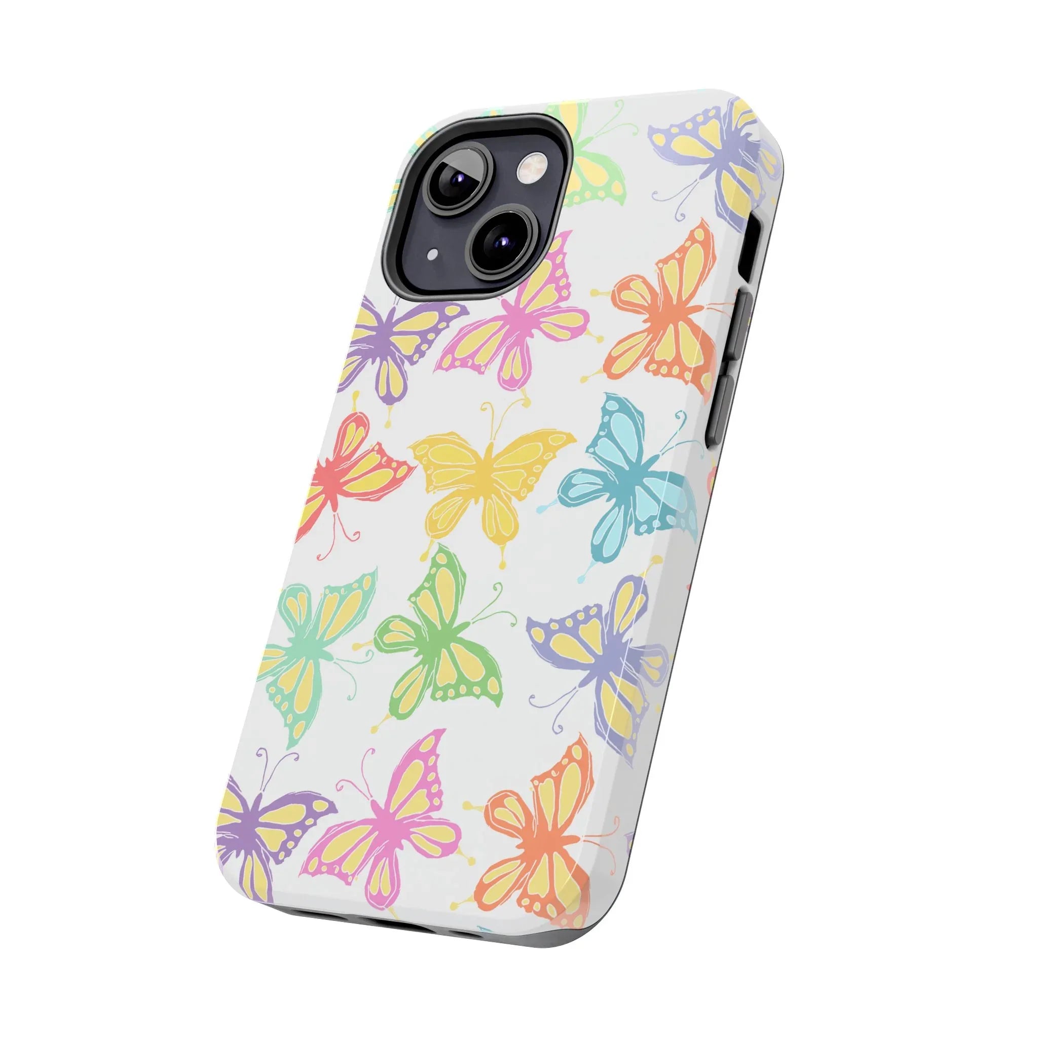 Busy Butterflies Phone Case (Apple & Android) - Pink Sweetheart