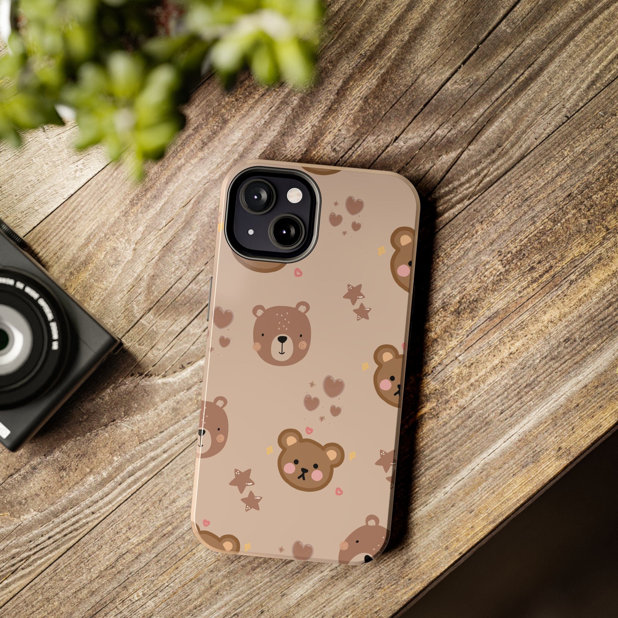 Boho Brown Bear Phone Case (Apple & Android)