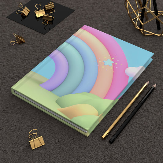 Rainbow Cuteness Hardcover Matte Journal