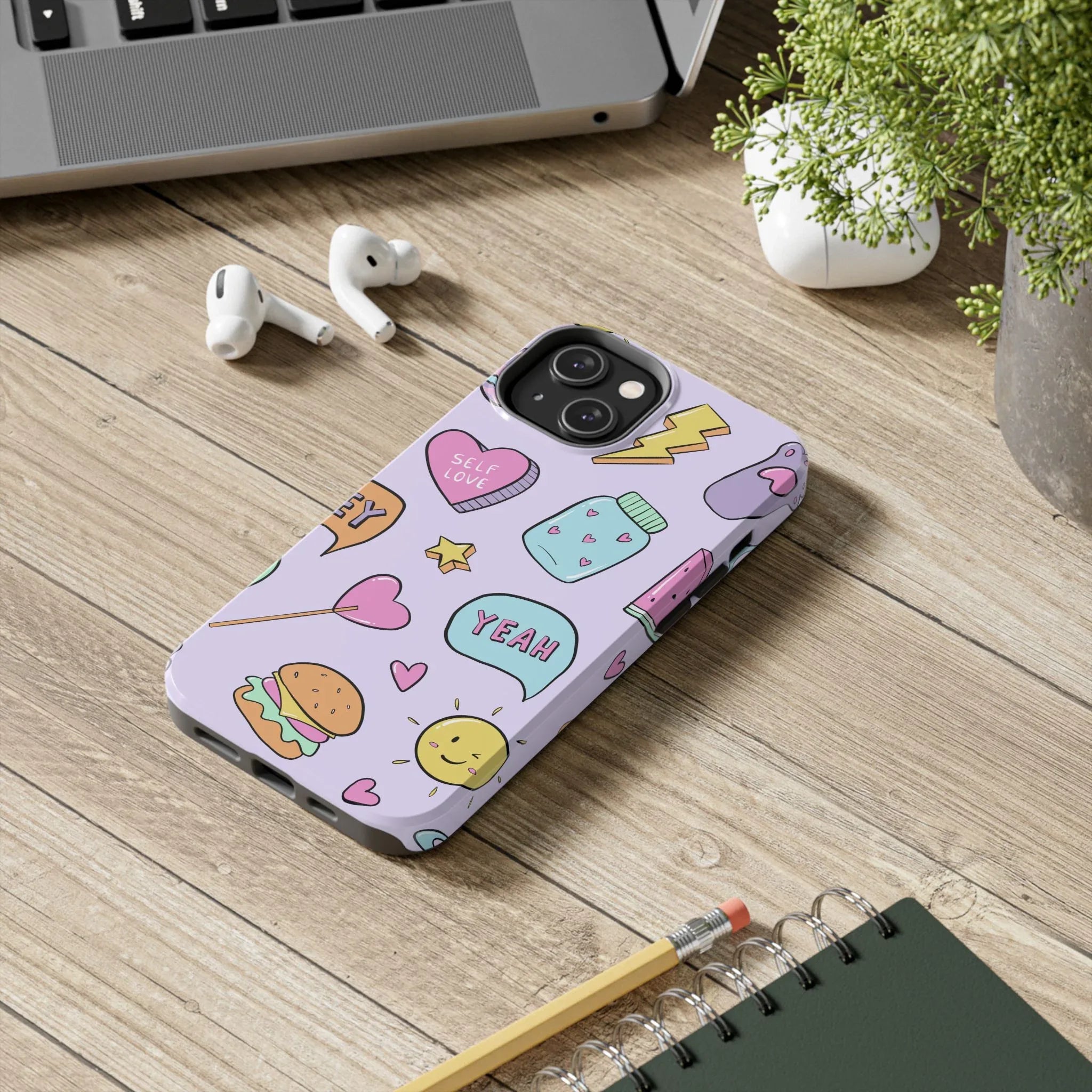 Kawaii Cute Collection Phone Case (Apple & Android) - Pink Sweetheart