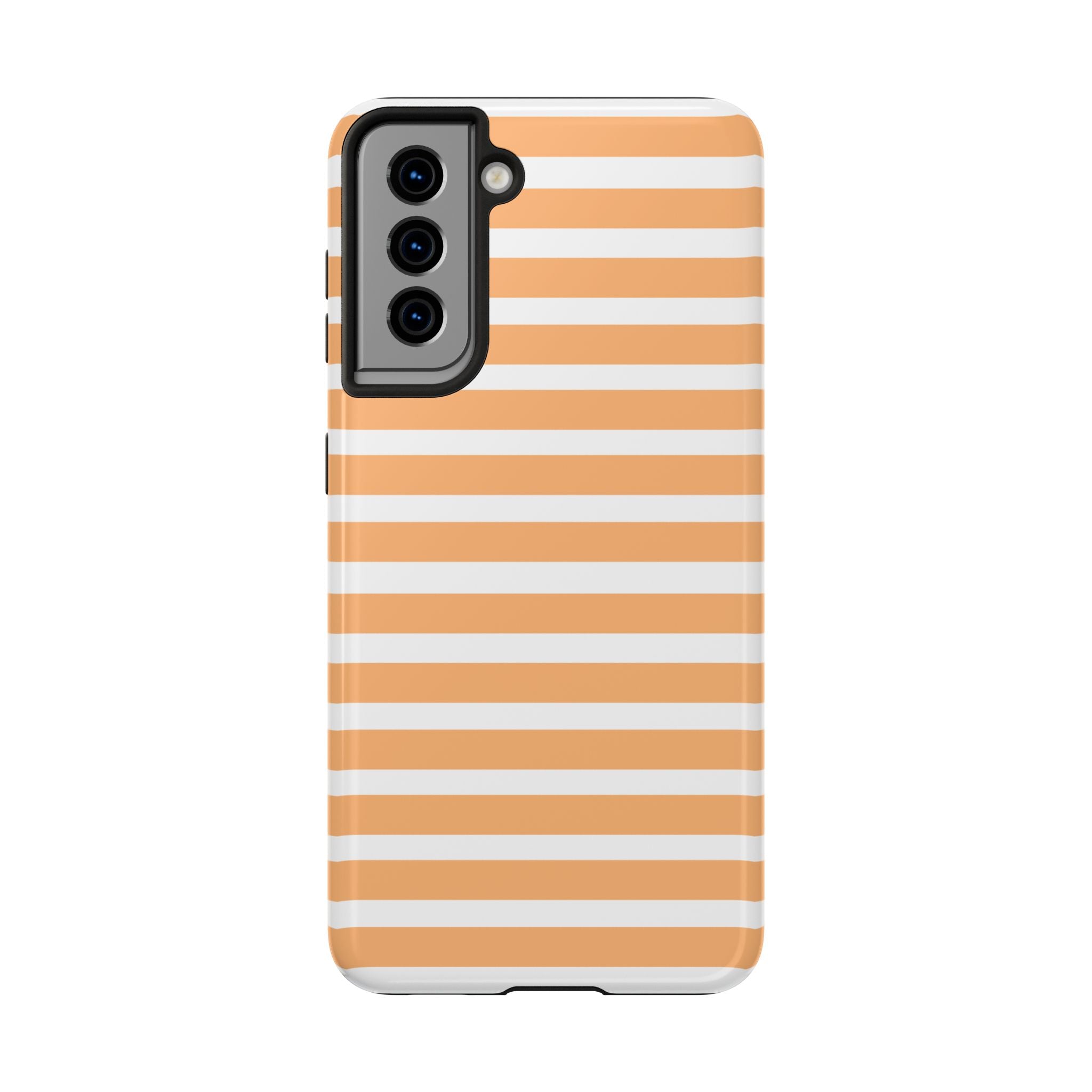 Orange Stripe Lines Phone Case (Apple & Android)