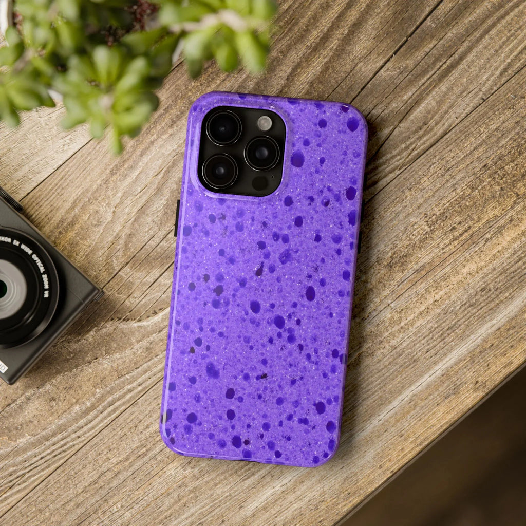 Purple Sponge Phone Case (Apple & Android) - Pink Sweetheart