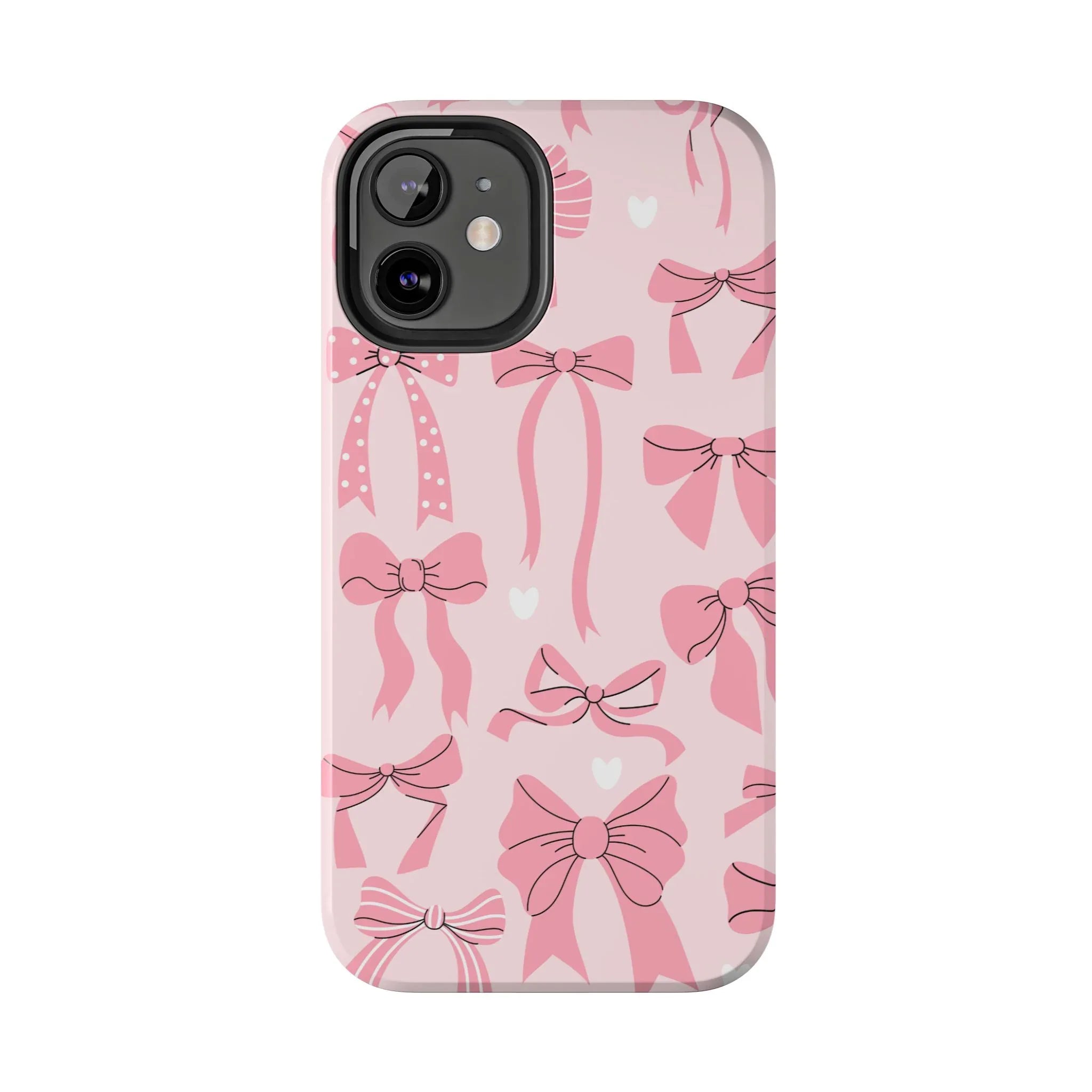 Pink Bow Ribbons Phone Case (Apple & Android) - Pink Sweetheart