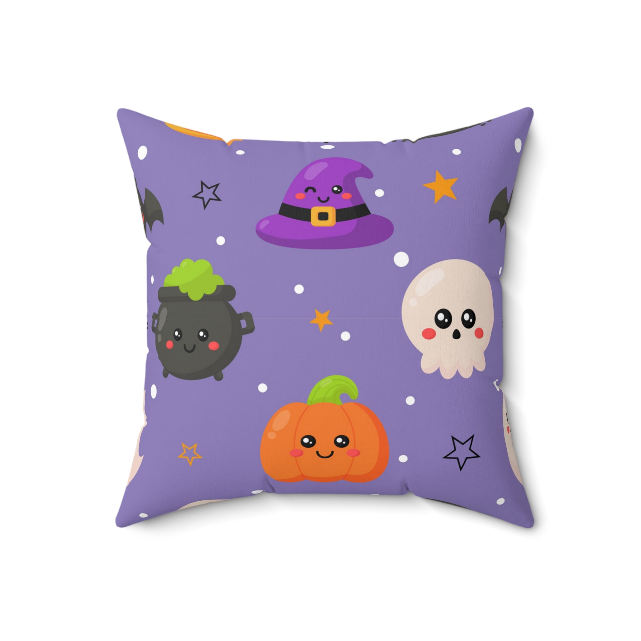 Spooky Little Friends Square Pillow