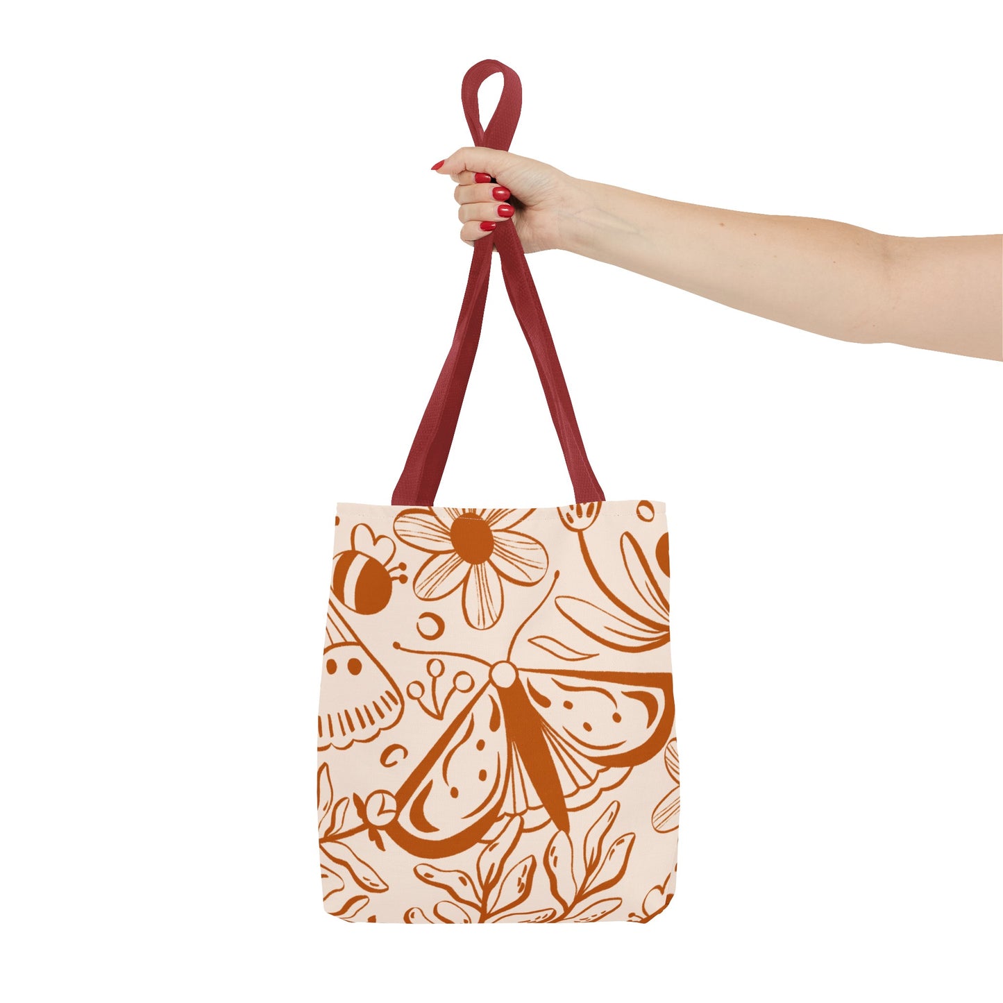 Autumn Butterfly Floral Tote Bag