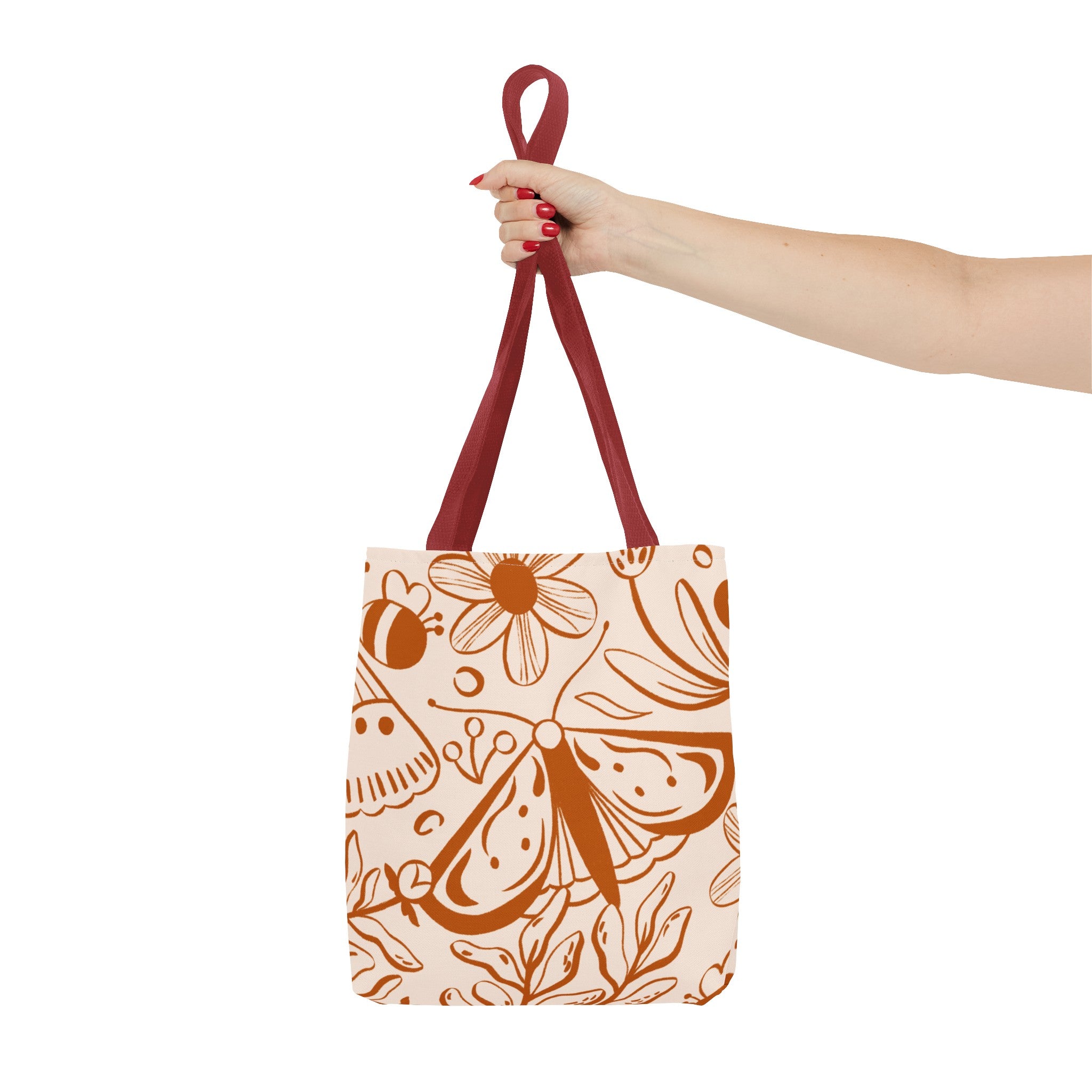 Autumn Butterfly Floral Tote Bag