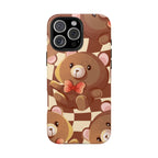 Retro Brown Bear Phone Case (Apple & Android)