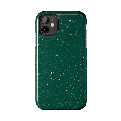 Emerald Gold Flecked Phone Case