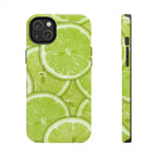 Green Citrus Lime Phone Case (Apple & Android) - Pink Sweetheart