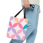 Pastel Geometric Tote Bag