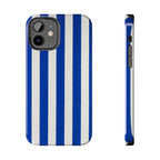 Blue & White Stripes Phone Case (Apple & Android)