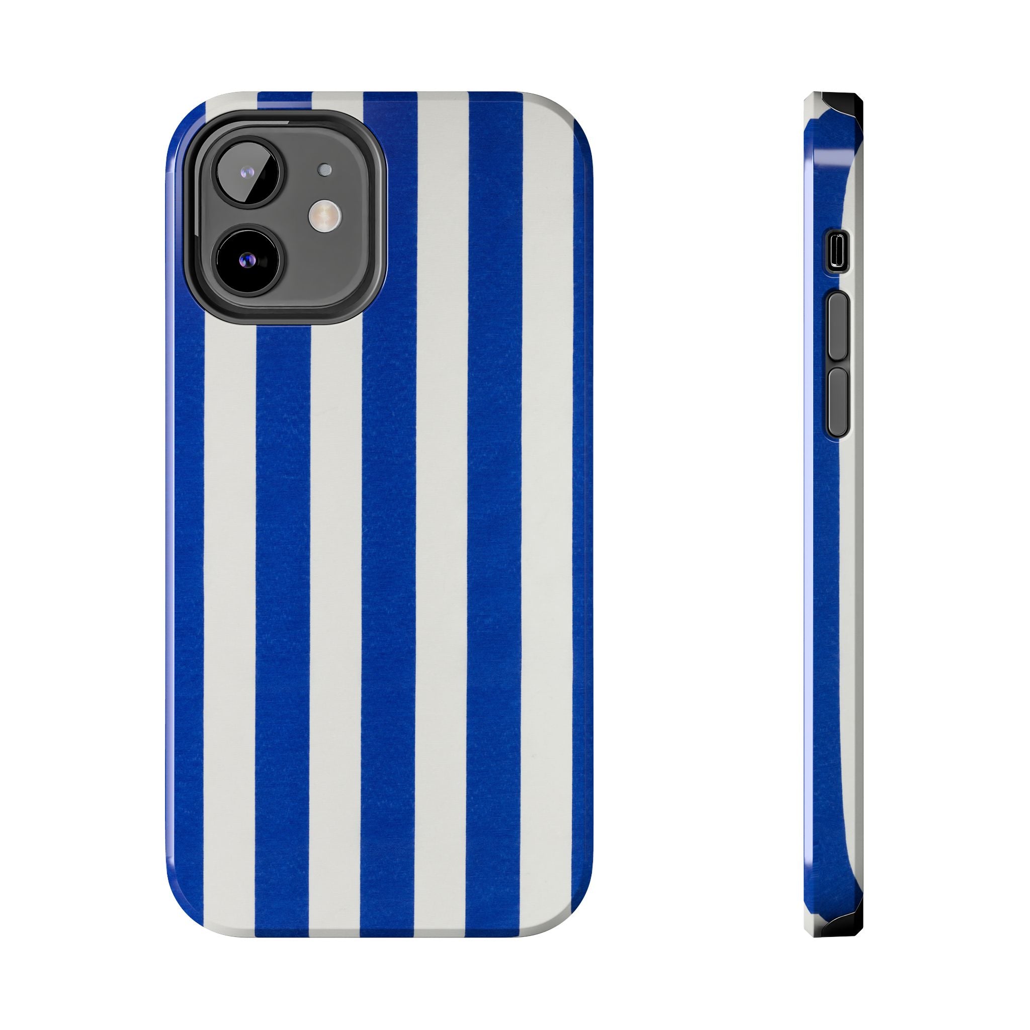 Blue & White Stripes Phone Case (Apple & Android)