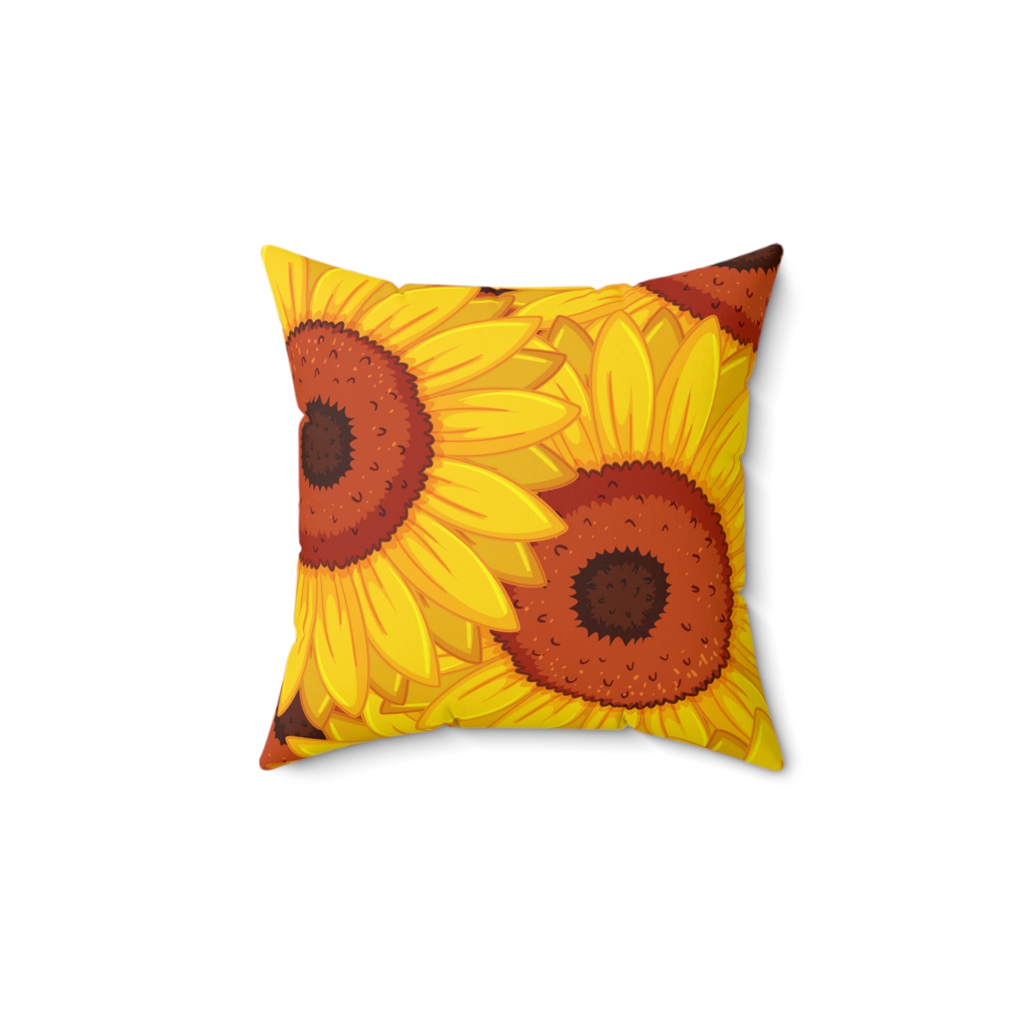 Sunflower Dream Square Pillow