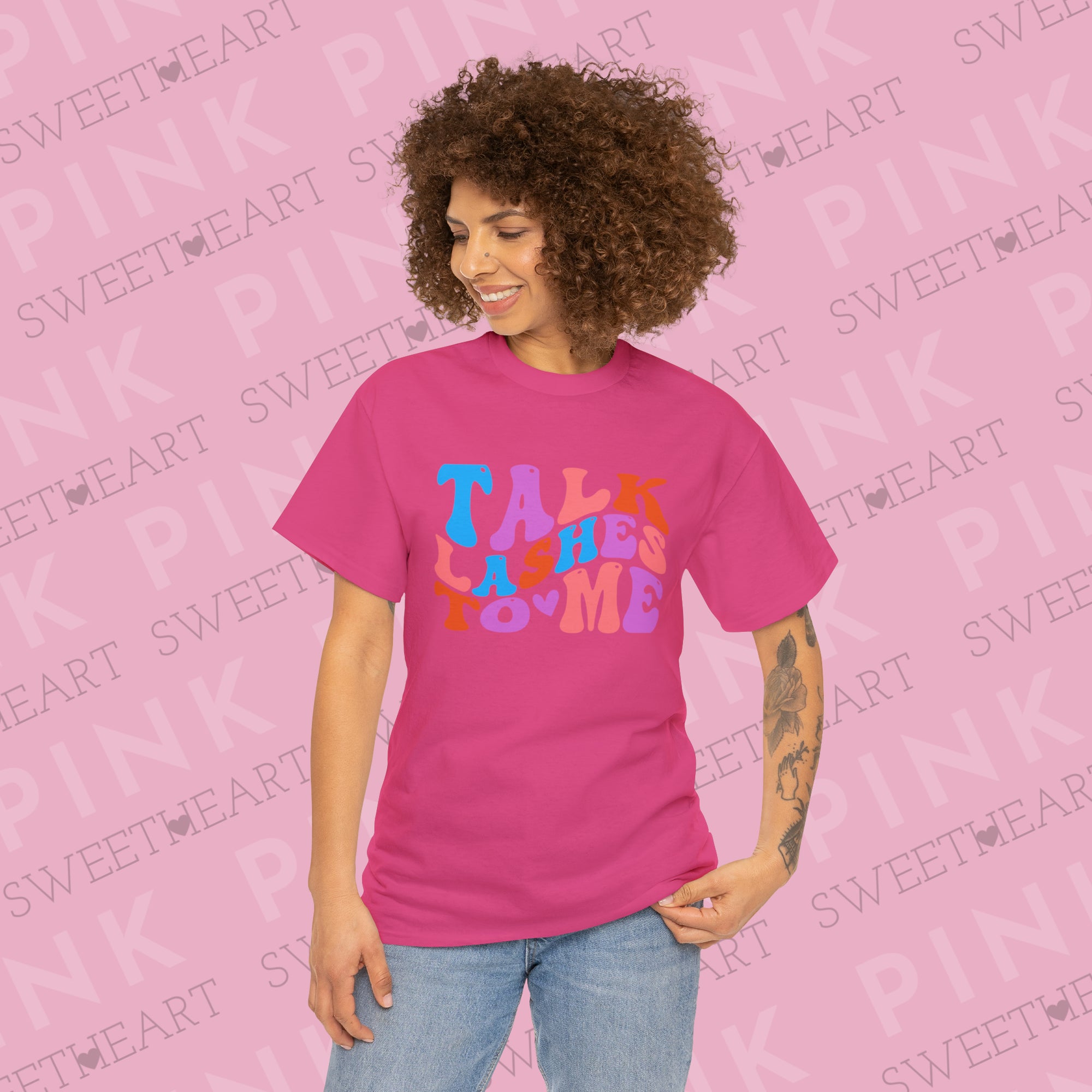 Talk Lashes to Me Cotton Tee