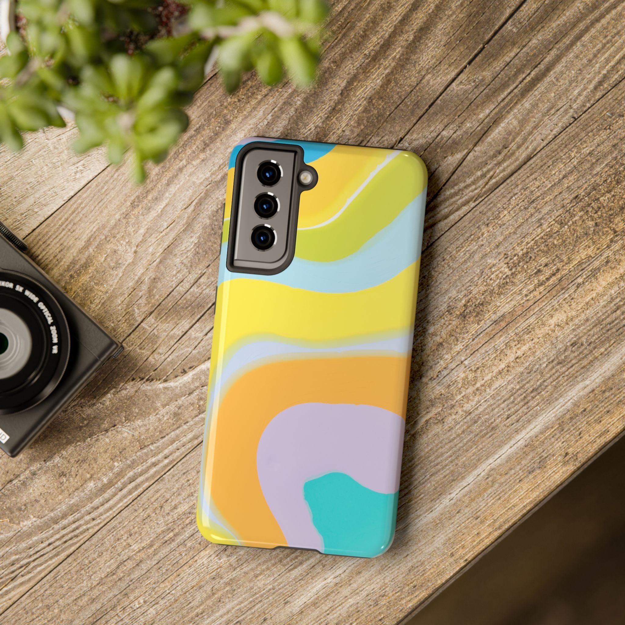 Colorful Pastel Marble Pattern Phone Case (Apple & Android)