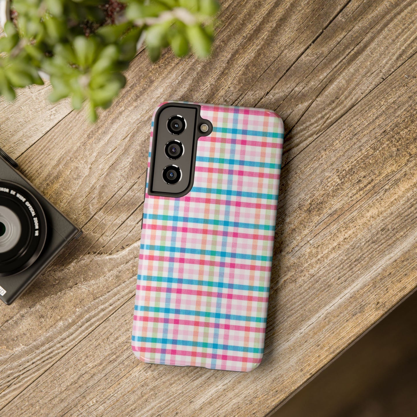 Checked Pattern Phone Case