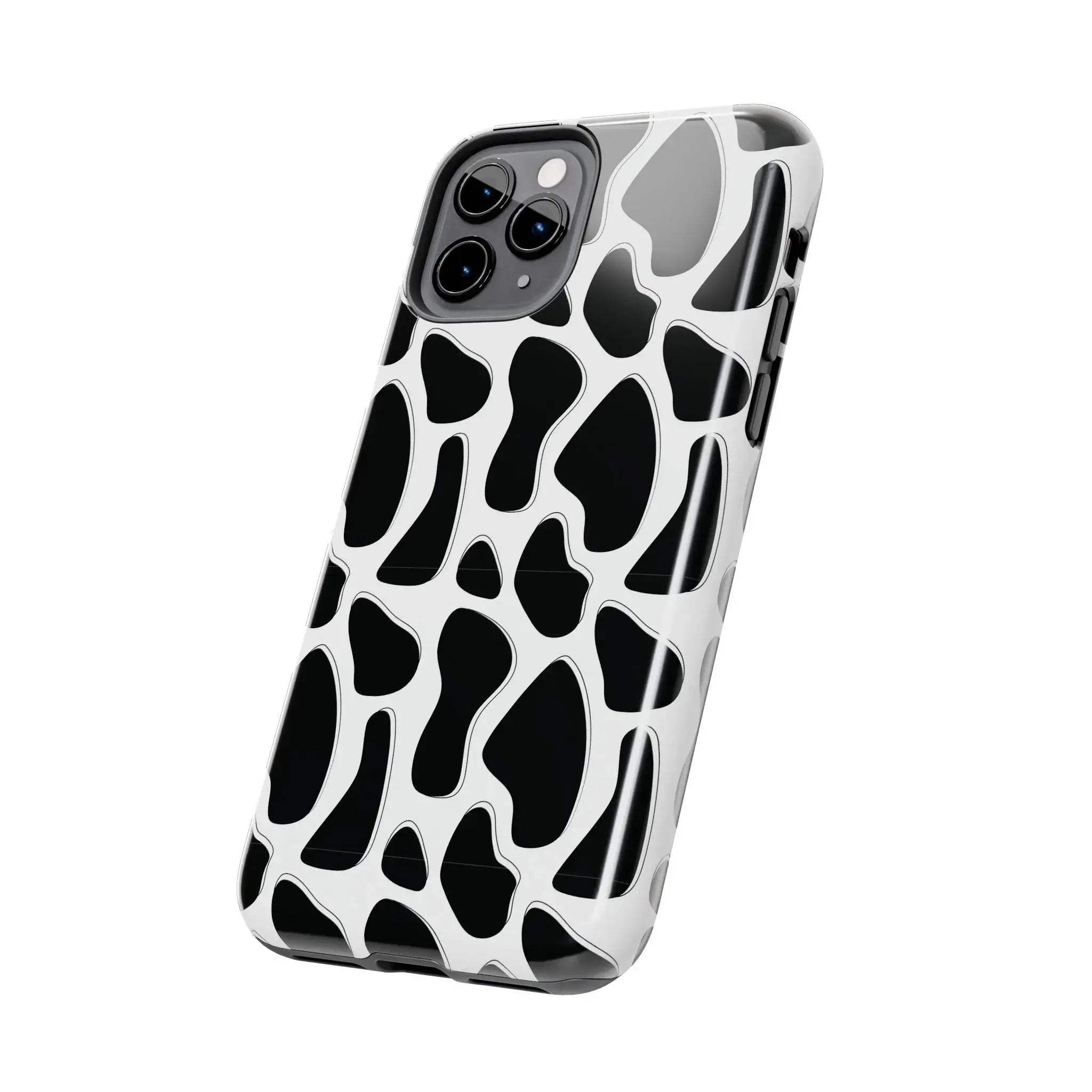 Spotted Animal Print Phone Case (Apple & Android) - Pink Sweetheart