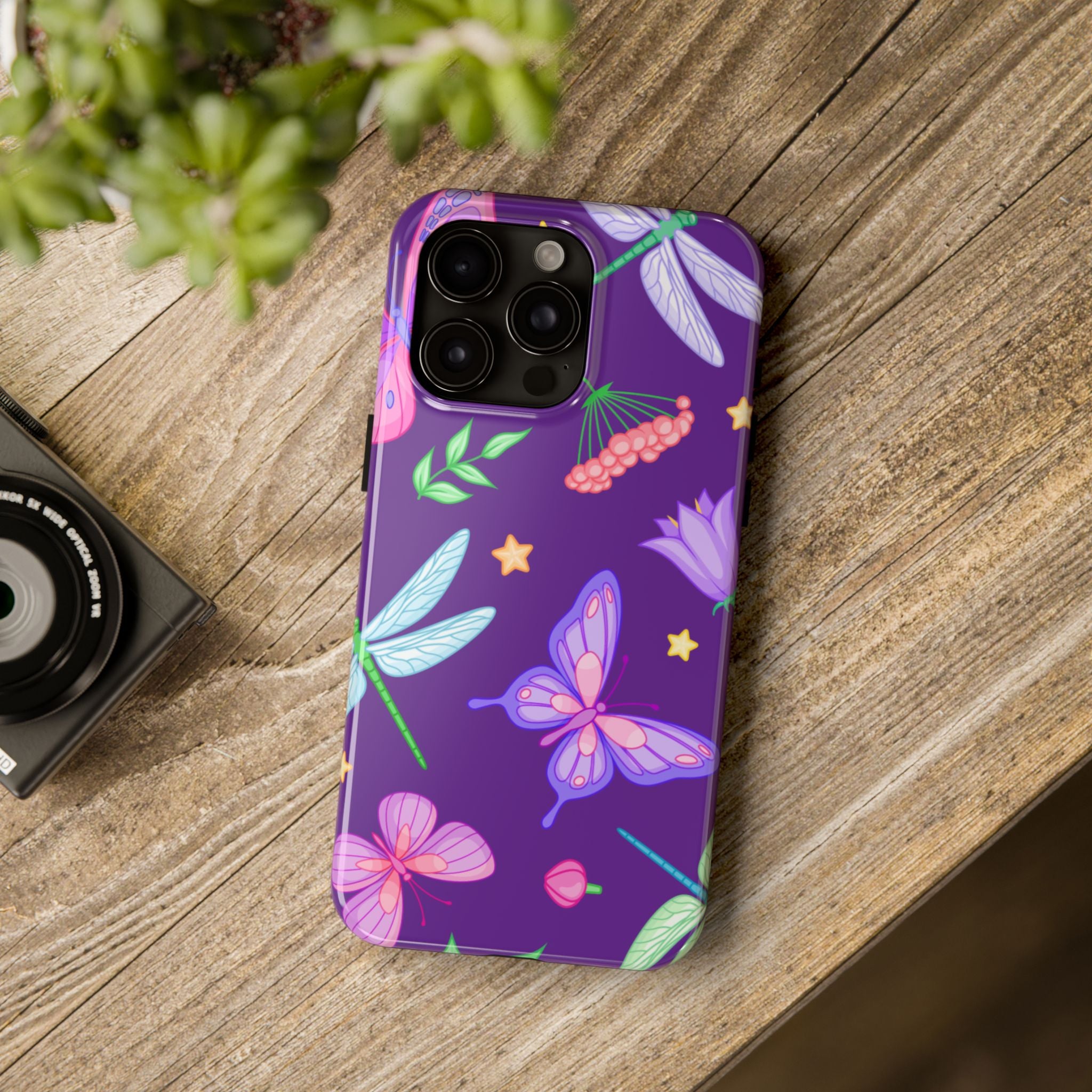 Purple Majestic Butterfly Phone Case (Apple & Android)