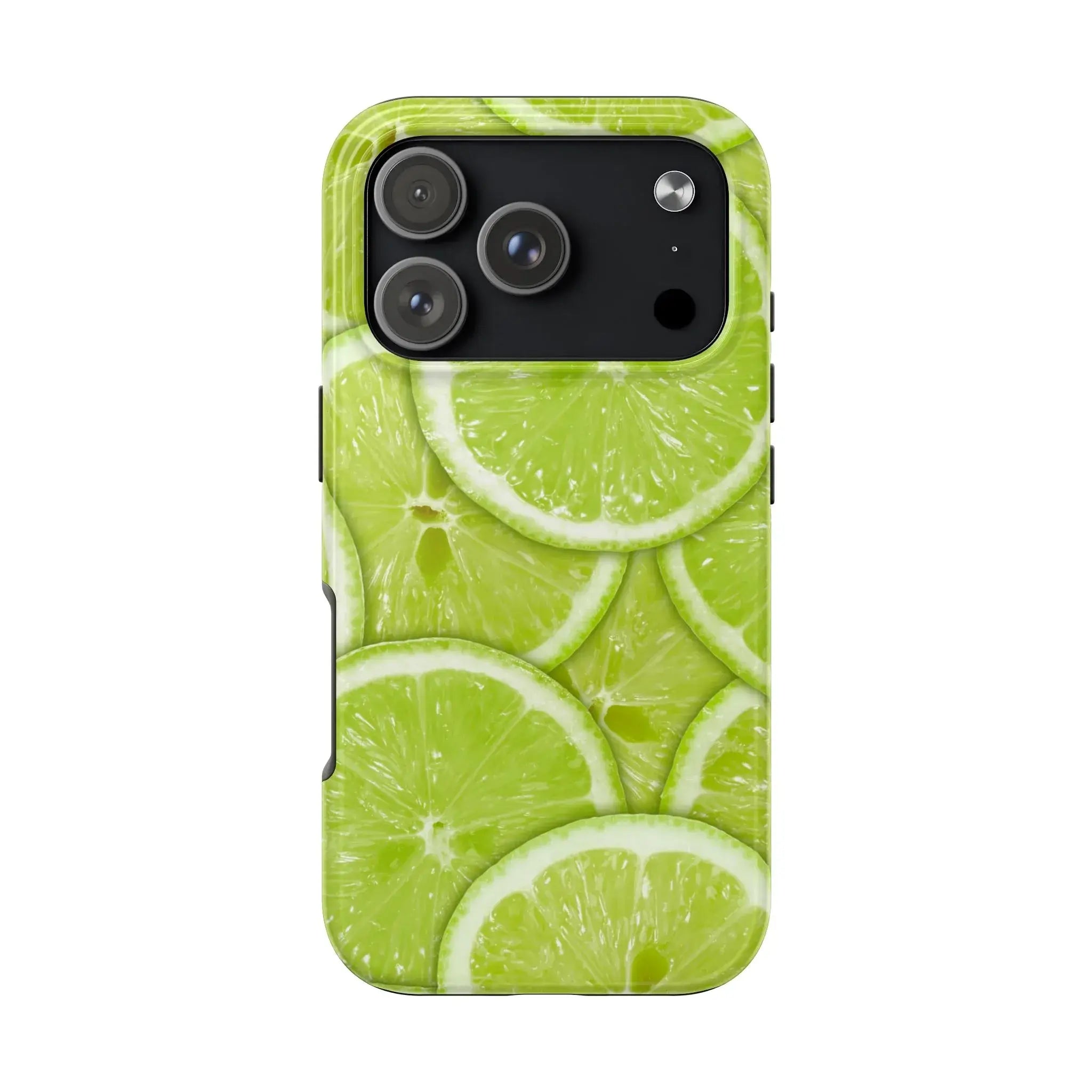 Green Citrus Lime Phone Case (Apple & Android) - Pink Sweetheart