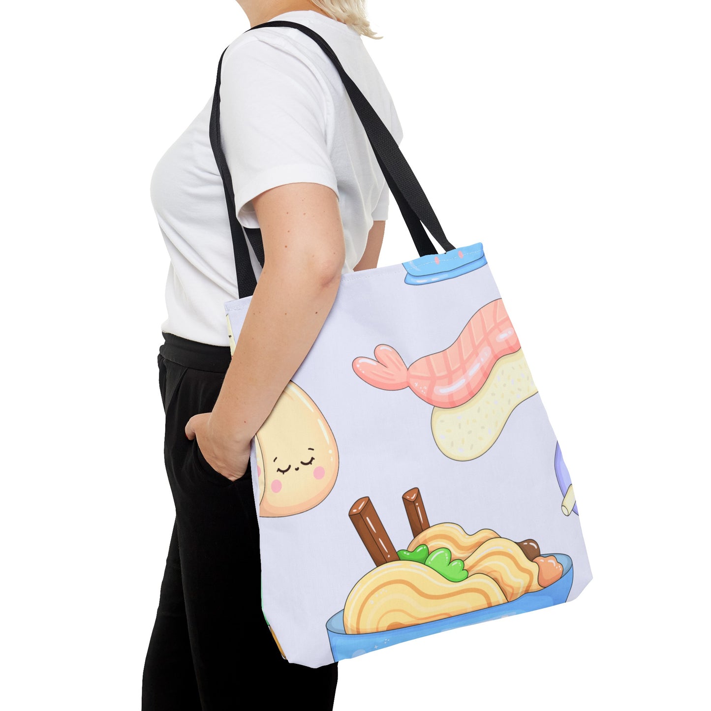 Kawaii Anime Snacks Tote Bag