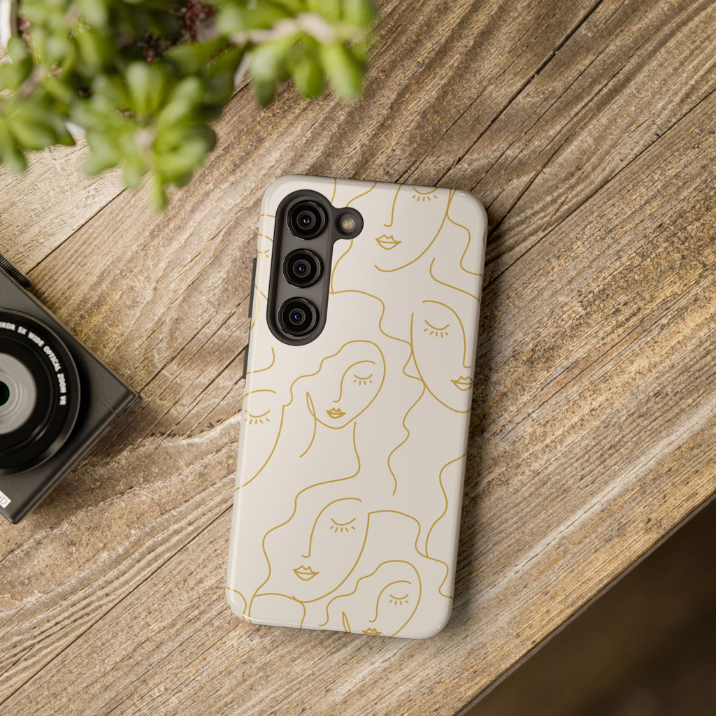 Minimalist Woman Phone Case (Apple & Android)
