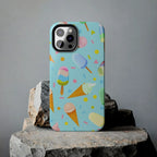 Ice Cream Festival Phone Case (Apple & Android) - Pink Sweetheart