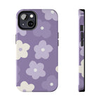 Pastel Purple Flowers Phone Case (Apple & Android)